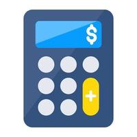 Modern style vector of calculator icon