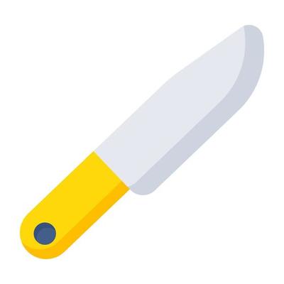 Modern design icon of knife