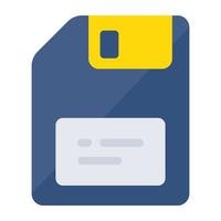 Trendy vector design of floppy disk