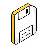 Trendy vector design of floppy disk