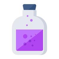 prima descargar icono de químico botella vector