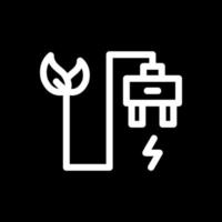 Eco Power Socket Vector Icon Design