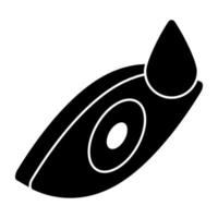 Premium download icon of eye drops vector