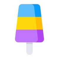 Ice pop icon, editable vector