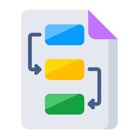 Unique design icon of hierarchy vector