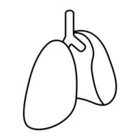 Premium download icon of lungs vector