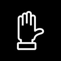 Raise Hand Vector Icon Design