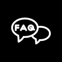 FAQ Vector Icon Design