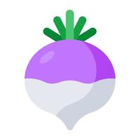 Modern design icon of turnip vector