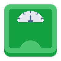 An icon design of weight scale vector