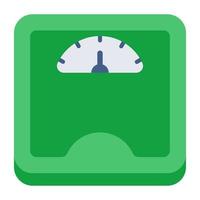 An icon design of weight scale vector