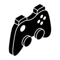 Modern design icon of gamepad vector