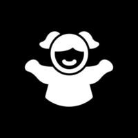 Baby Girl Vector Icon Design
