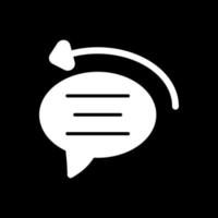 Auto Reply Vector Icon Design
