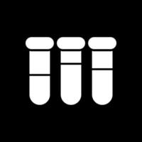 Test Tubes Vector Icon Design