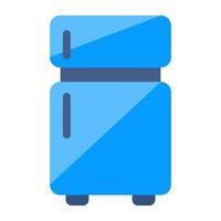 Vector design of fridge, flat icon