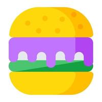 icono de diseño moderno de hamburguesa vector