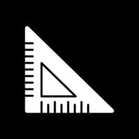 Triangular Ruler Vector Icon Design