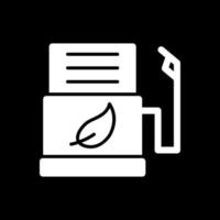 Biofuel Station Vector Icon Design