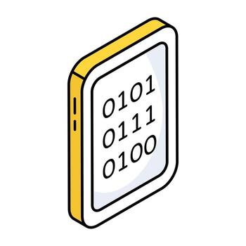 Vector design of mobile binary data