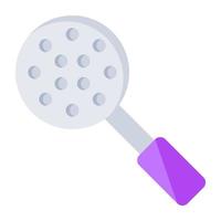 Trendy design icon of perforated spoon vector