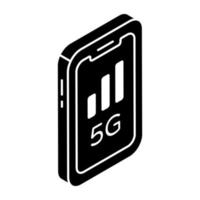 Perfect design icon of mobile signal strength vector