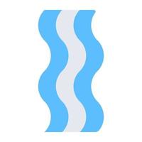 Vector design of ribbon pasta