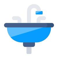 Creative design icon of sink vector
