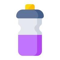 An editable design icon of water bottle vector