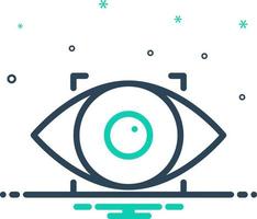 mix icon for recognize vector