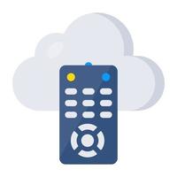Perfect design icon of cloud remote vector
