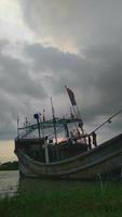 Sea fishing boat photo