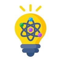 Trendy design icon of science idea vector