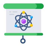 Creative design icon of science presentation vector