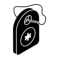 Perfect design icon of medical tag vector