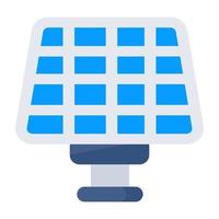icono de diseño perfecto del panel solar vector