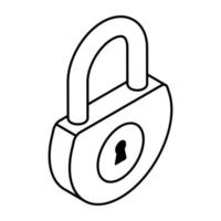 A premium download icon of padlock vector