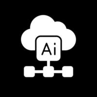 Cloud Based Architecture Vector Icon Design