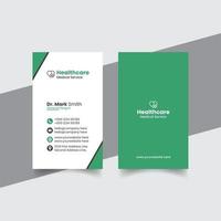 Medical Business Card Design Template vector