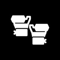 Boxing Gloves Vector Icon Design