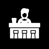 Bar Counter Vector Icon Design