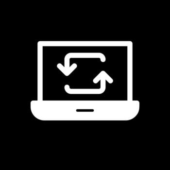 Data Synchronization Vector Icon Design