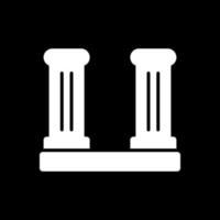 Desert Ruin Vector Icon Design