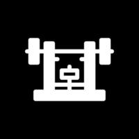 Bench Press Vector Icon Design