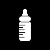 Milk Bottle Vector Icon Design