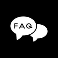 FAQ Vector Icon Design