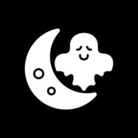 diseño de icono de vector de luna de halloween