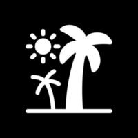 Palm Trees Vector Icon Design