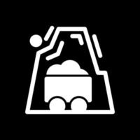 Desert Mine Vector Icon Design