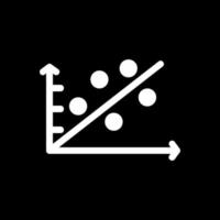 Scatter Plot Vector Icon Design